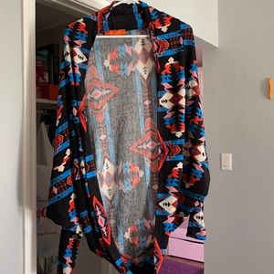 Sweater, Aztec print